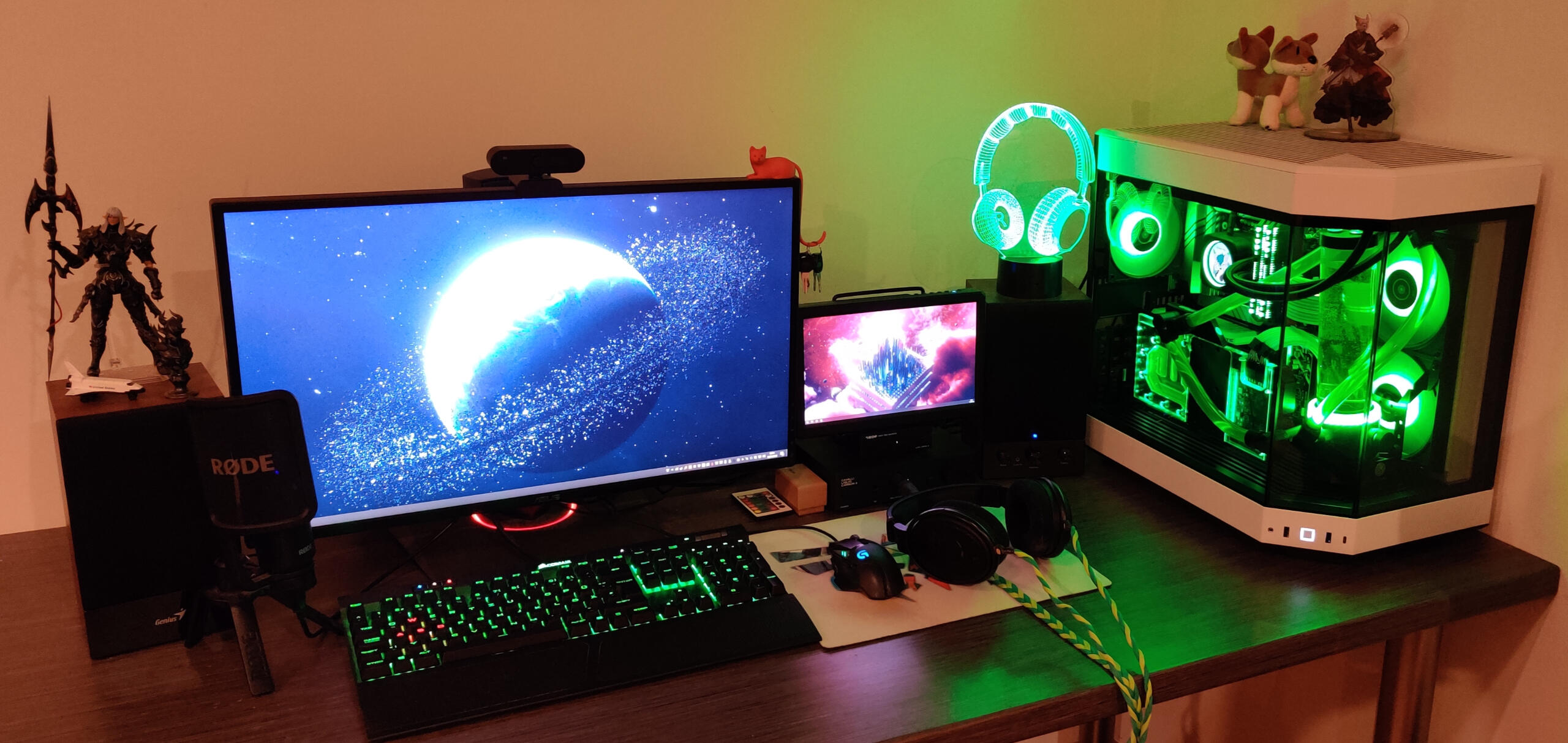 The whole setup The whole setup